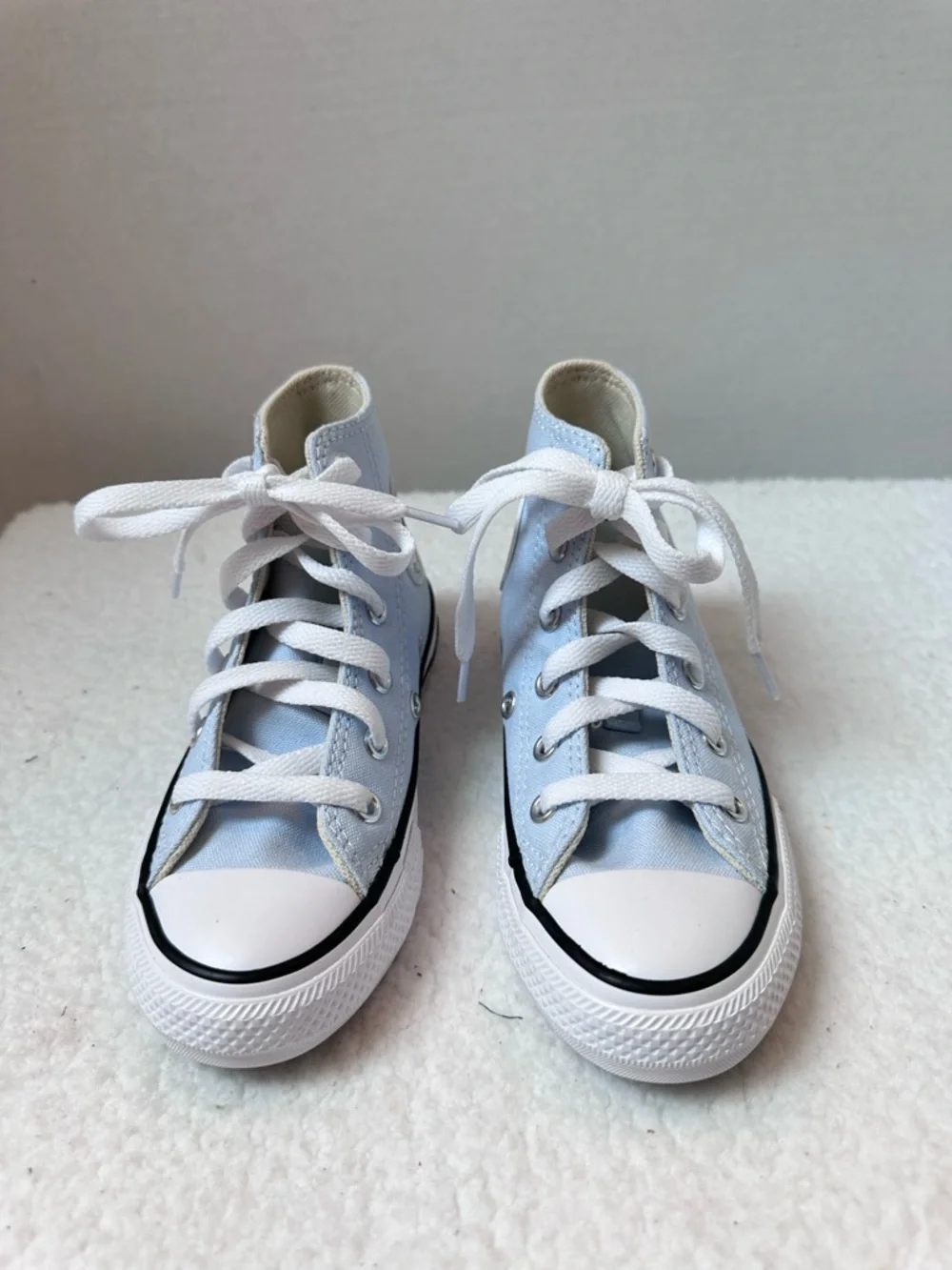 Kids Blue Converse High Top Sneakers